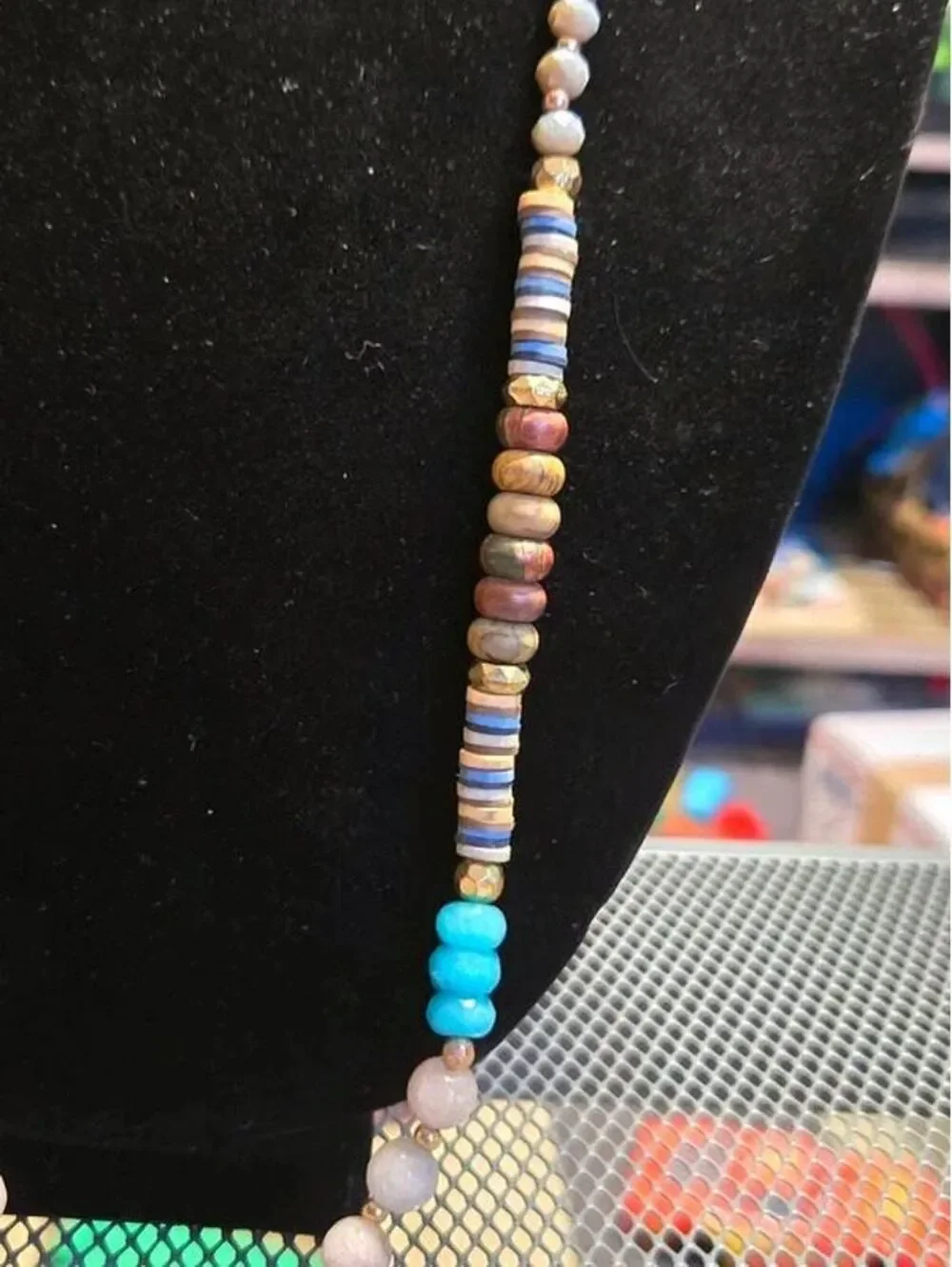 N/A blue druzy